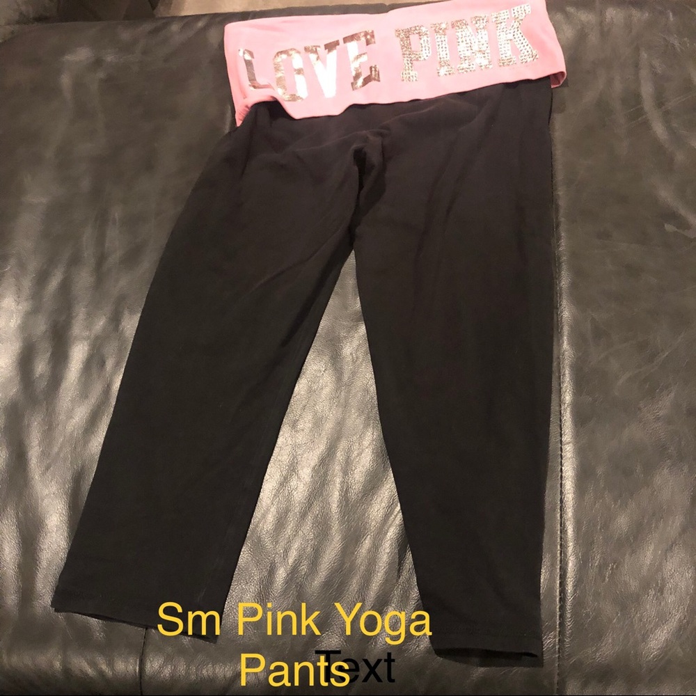 Love Pink Crop Legging - Small